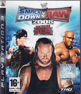 WWE SmackDown vs Raw 2008 -  PS3 (B Grade) (Used) (eng)